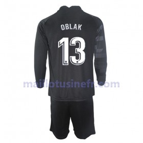 Maillot de Foot Atlético Madrid Jan Oblak 13 Extérieur Gardien 2021-22 Manches Longues - Enfant